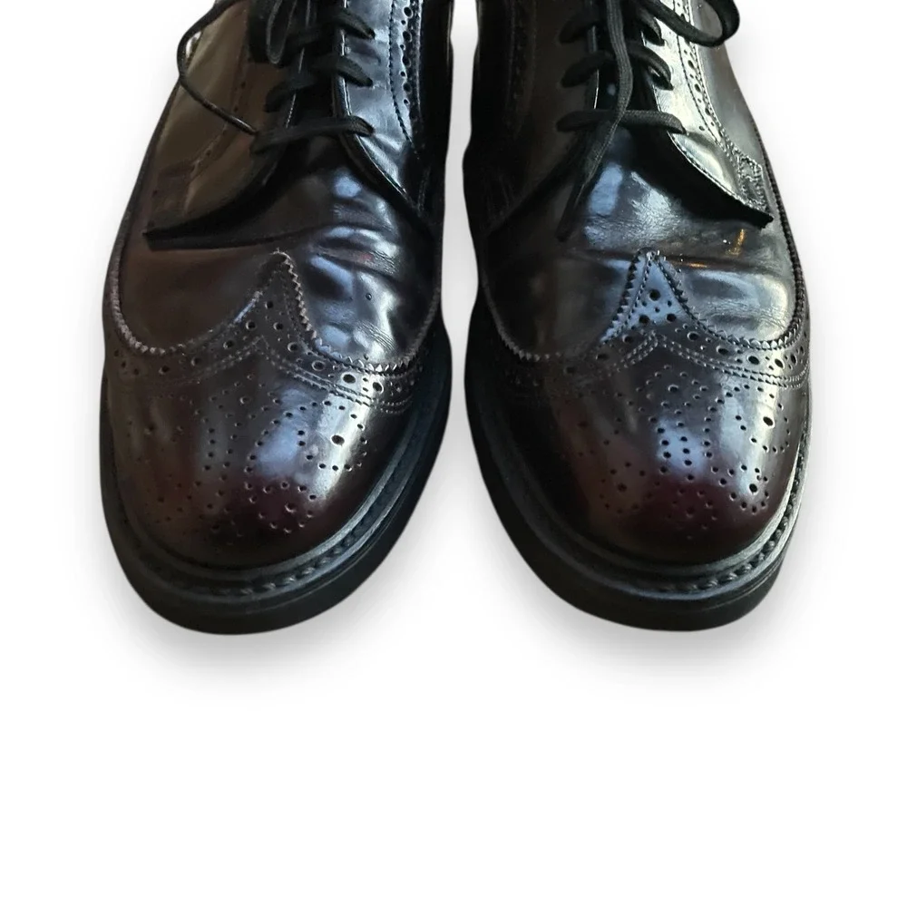 Stuart McGuire Men's Burgundy Wingtip Brogues Oxford Leather‎ Dress Shoes 9.5 C